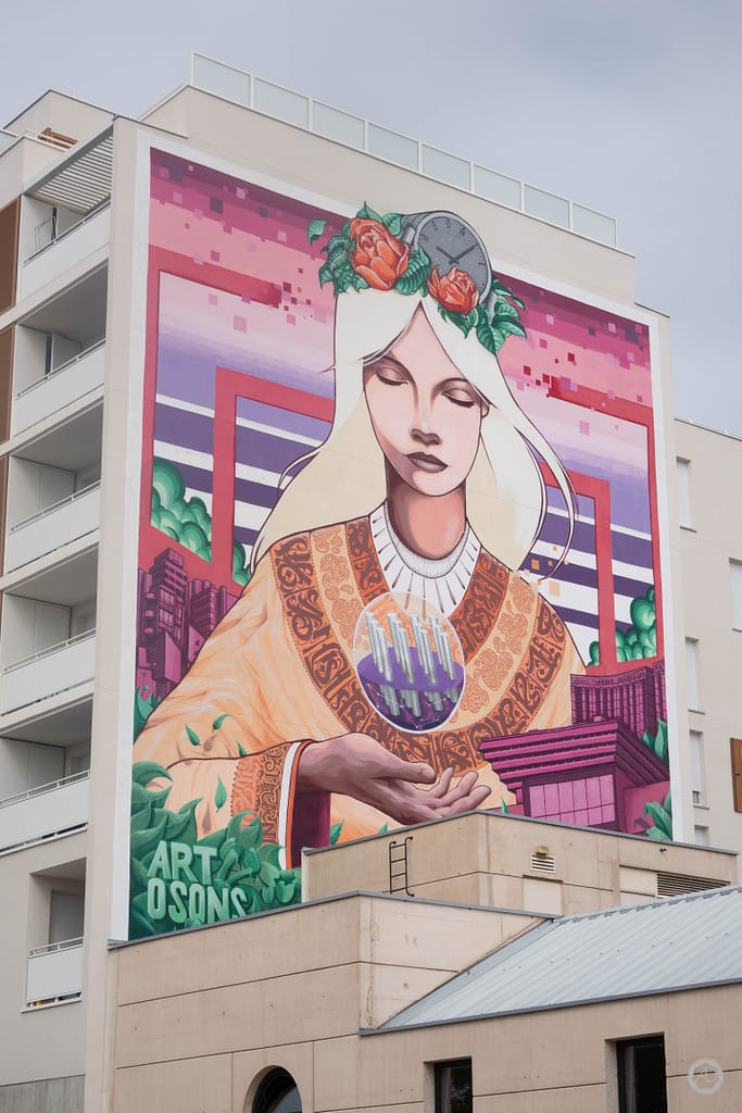 Fresque Murale sur un mur de Cergy